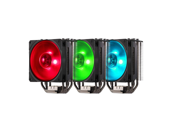 Cooler Master HYPER 212 RGB BLACK EDITION with controller CPU air Cooler, LGA1700 Support 12th Gen