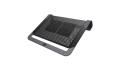 Cooler Master Notepal U2 Plus V2, up to 17" Notebook Cooler, 2X 80mm moveable Cooling Fans, Slim and Lightweight Black Aluminum Laptop Cooler