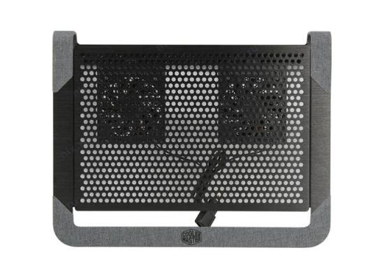 Cooler Master Notepal U2 Plus V2, up to 17" Notebook Cooler, 2X 80mm moveable Cooling Fans, Slim and Lightweight Black Aluminum Laptop Cooling Pad