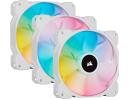 Corsair iCUE SP120 RGB ELITE 3IN1(White) PWM PC Low-Noise High & Performance Fans & w/ ICue Node Core Controller