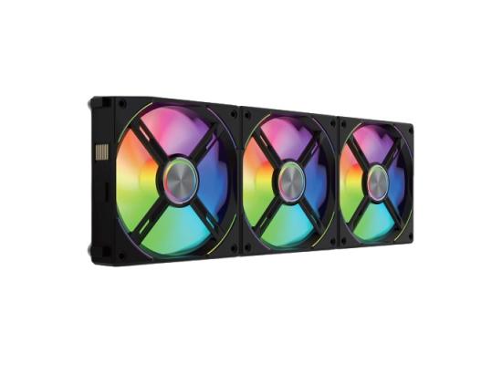 Lian Li UNI Fan AL120 Kit 3 Packs Black W/ Controller (ARGB 120mm LED PWM Daisy-Chain)