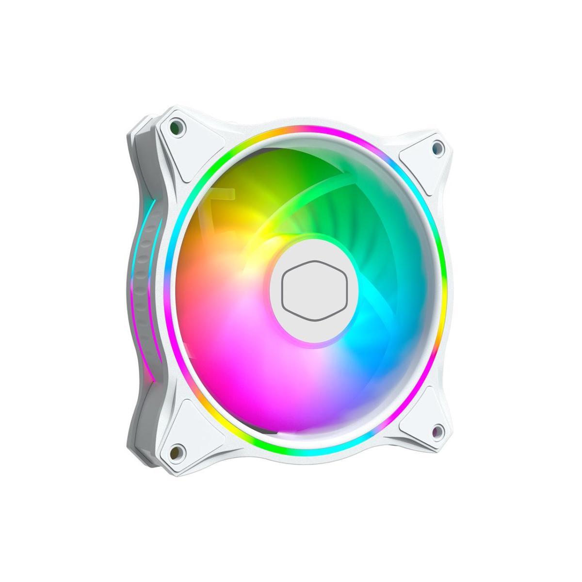 Cooler Master MASTERFAN MF120 Halo ARGB - White Edition