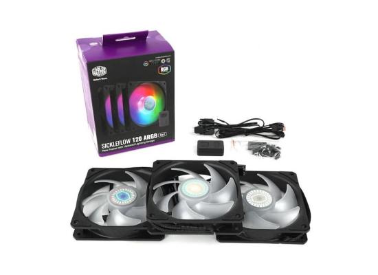 Cooler Master SickleFlow 120 ARGB 3IN1 Fans With Controller New Frame With Updated Lighting