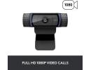 Logitech C920 PRO HD Webcam Widescreen Video Calling and Recording, 1080p/30fps 720p/30fps Streaming USB Camera w/ 2 Omni-Directional Mics For Desktop or Laptop
