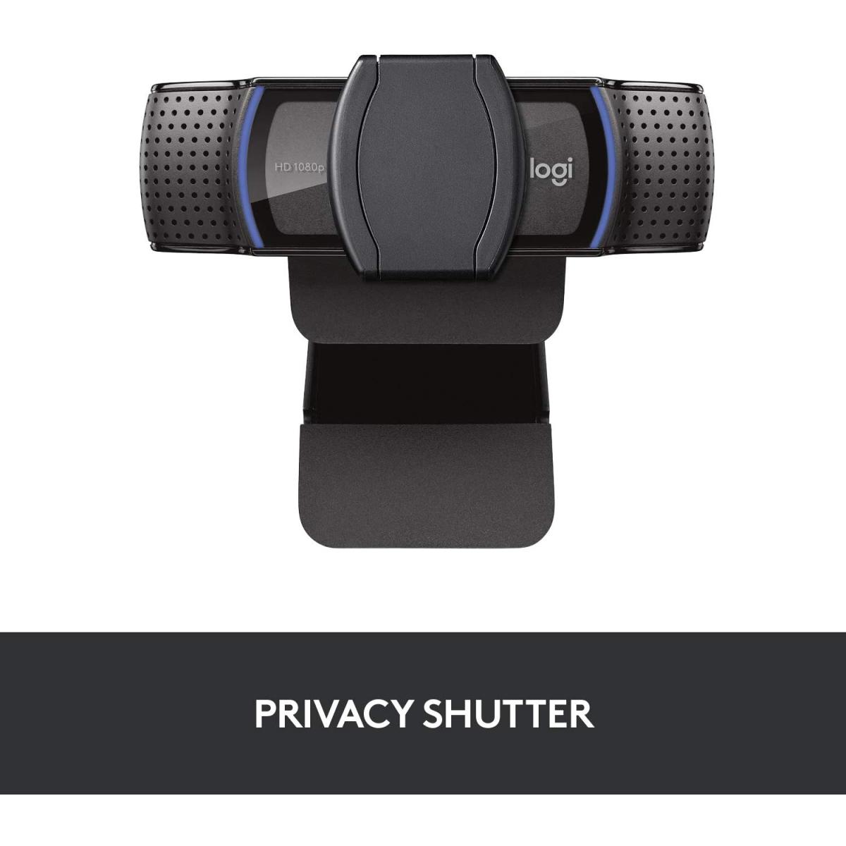 Logitech C920s PRO HD Webcam with Privacy Shutter,Widescreen Video Calling and Recording, 1080p Streaming Camera, Desktop or Laptop Webcam