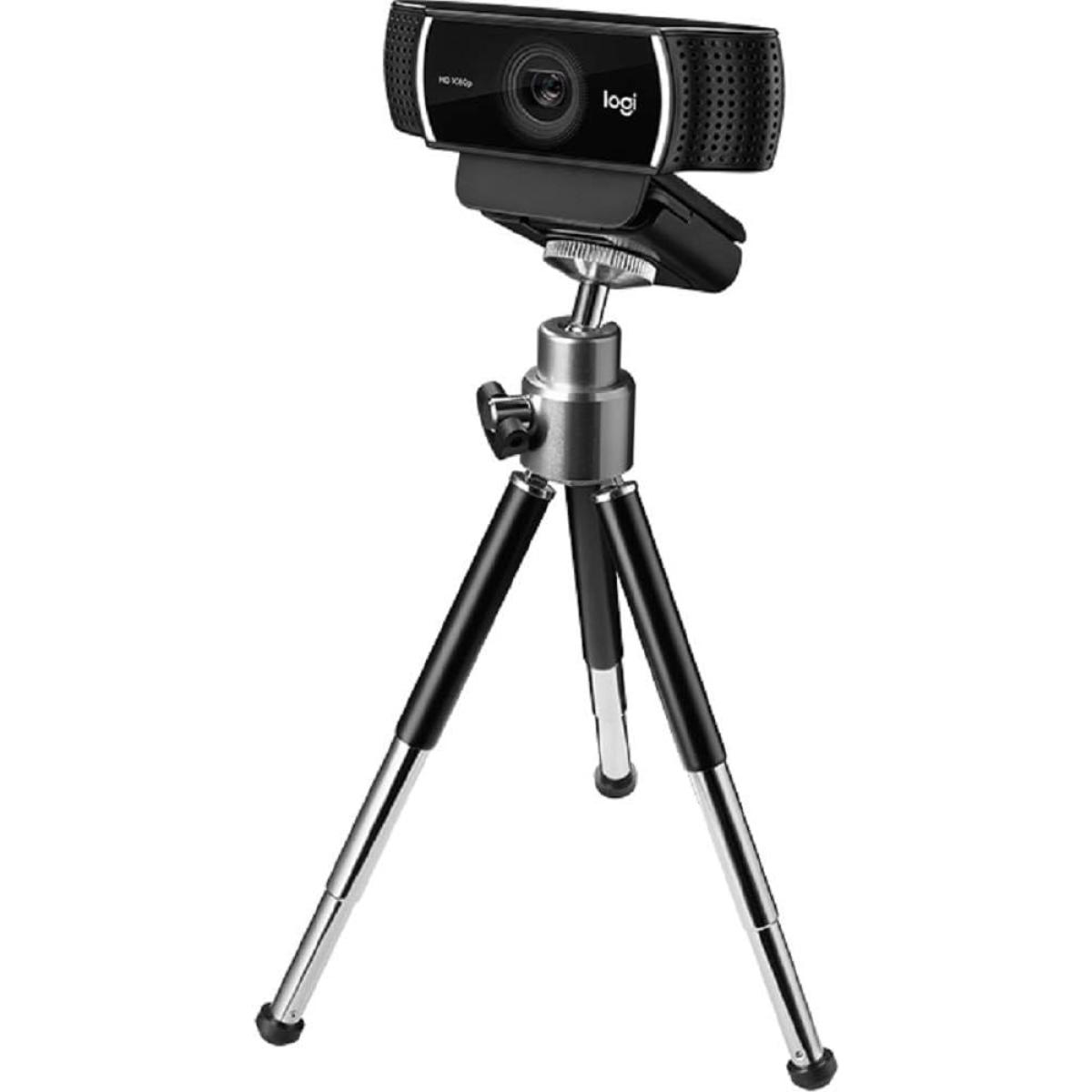 Logitech C922 Pro HD Stream Webcam, 1080p@30FPS, 720p@60FPS Camera for Streaming & Gaming Sessions, Comes w/ Tripod