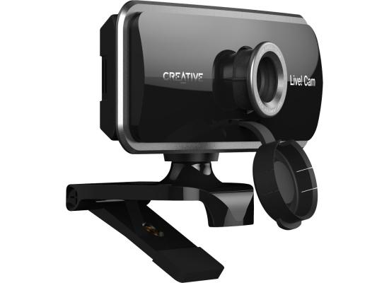 Creative Live! Cam Sync 1080p Full HD Wide-Angle USB Webcam with Dual Built-in Mic, Privacy Lens Cap, Universal Tripod Mount, High-res Video Calling, Recording, Streaming for PC or Mac