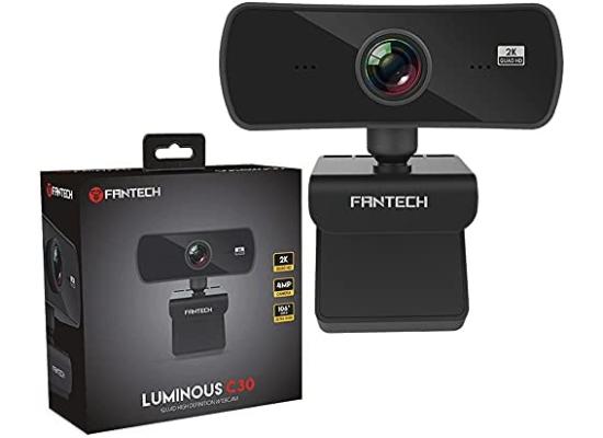 Fantech Luminous C30 QUAD HD WEB CAM (2560X1440),4MP,Ultra Wide Veiwing Angle 106 Degrees ,For Streamers & Youtubers
