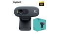 Logitech C270 HD Webcam For Video Conferencing, HD 720p 30 FPS, Widescreen HD Video Calling, HD Light Correction, Noise-Reducing Mic 