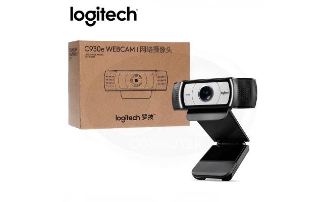 Logitech C930e Business Webcam 1080p 4X Zoom Streaming 90 Degree Widescreen Video Camera, Built in 2 Omni-Directional Mics & Privacy Shutter