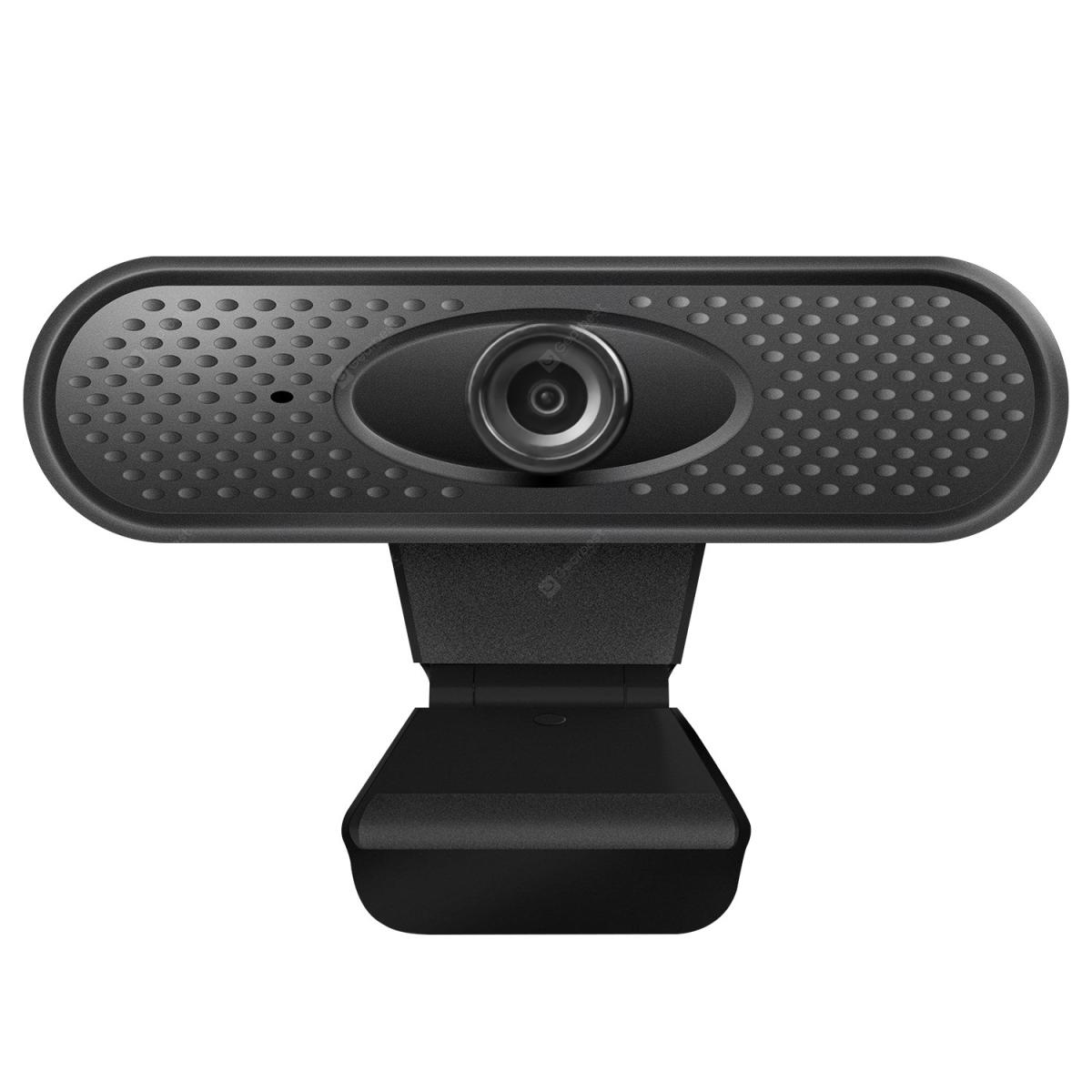 Webcam Full HD (1920 X 1080) Rotatable USB Mini Web Camera with Microphone - Black