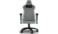 CORSAIR TC200 Fabric Gaming Chair Relaxed Seat Style, High-Density Foam, Breathable & Soft Cloth, Full Steel Frame, 4D Armrests, Memory Foam Neck & Lumbar Pillow, Up To 120mm Height Range, Up To 121KG Weight, 90-180° Recline - LIGHT GREY/WHITE