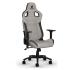 CORSAIR T3 RUSH Fabric Gaming Chair (2023) Racing Seat Style, Cold Foam, Breathable & Soft Cloth, Solid Steel Frame, 4D Armrests, Neck Cushion & Memory Foam Lumbar, Up To 100mm Height Range, Up To 120KG Weight, 90-160° Recline - GREY/CHARCOAL