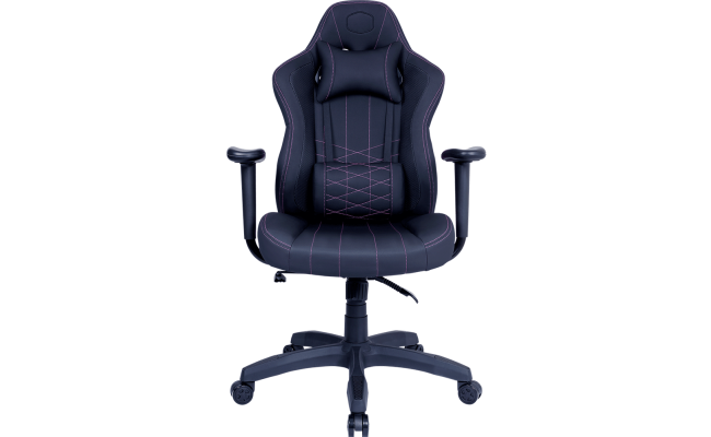 Cooler Master Caliber E1 Gaming Chair (Black), Plywood Frame, High Density Foam & PU, Fixed Armrest, Up To 135° Recline & 120KG Max Weight Load