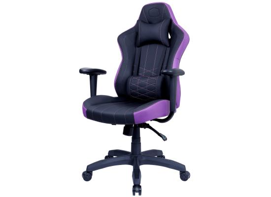 Cooler Master Caliber E1 Gaming Chair (Purple), Plywood Frame, High Density Foam & PU, Fixed Armrest, Up To 135° Recline & 120KG Max Weight Load