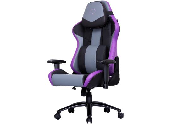 Cooler Master Caliber R3 Gaming Chair (Purple), Steel Frame, Ultra Comfortable Memory Foam & PU, 2D Armrest, Up To 180° Recline & 150KG Max Weight Load