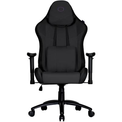 Cooler Master Caliber R3C (Black) Gaming Chair w/ Cool-In Technology, Breathable Perforated Cooler Design, Steel Frame, Ultra Comfortable Memory Foam & PU, 2D Armrest, Up To 180° Recline & 150KG Max Weight Load