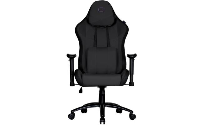 Cooler Master Caliber R3C (Black) Gaming Chair w/ Cool-In Technology, Breathable Perforated Cooler Design, Steel Frame, Ultra Comfortable Memory Foam & PU, 2D Armrest, Up To 180° Recline & 150KG Max Weight Load