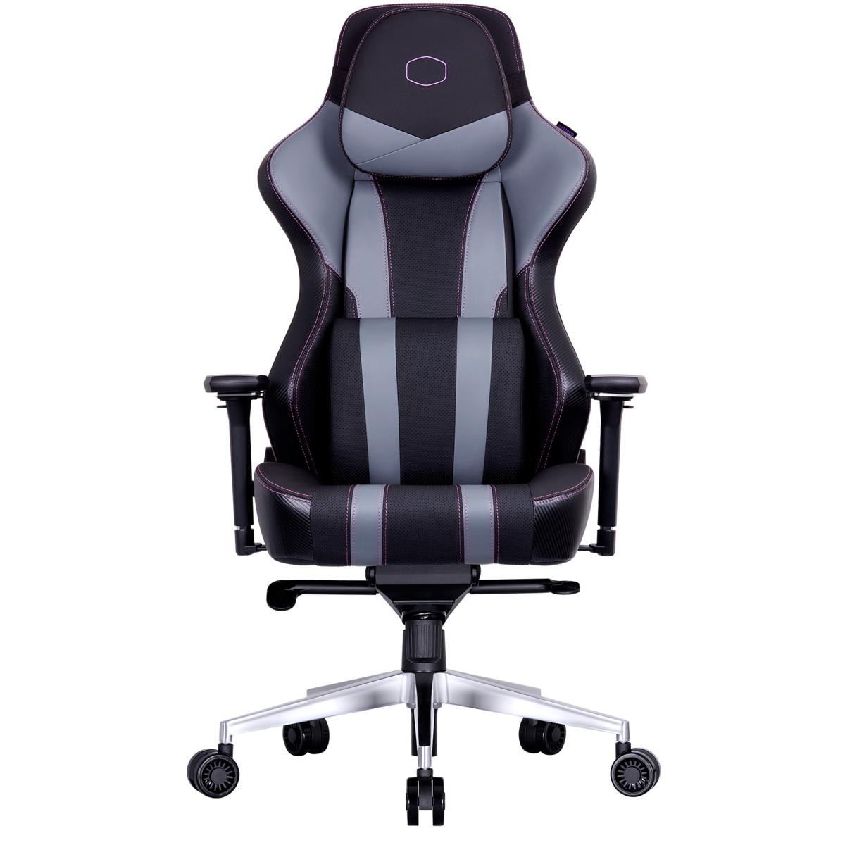 Cooler Master Caliber X2 Premium Gaming Chair (Gray), Steel Frame, Ultra Comfortable Memory Foam & PU, 4D Armrest, Up To 180° Recline & 150KG Max Weight Load