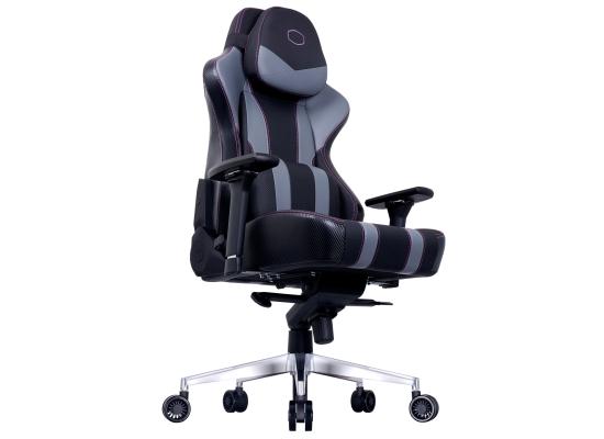 Cooler Master Caliber X2 Premium Gaming Chair (Gray), Steel Frame, Ultra Comfortable Memory Foam & PU, 4D Armrest, Up To 180° Recline & 150KG Max Weight Load