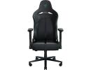 Razer Enki X (Black) Essential Dual Leather & Texture Ergonomic Gaming Chair w/ High Density Foam, Optimized Cushion Density, 4D Armrests, Built-In Lumbar Arch, Up To 136kg Max Weight & Up to 152° Recline