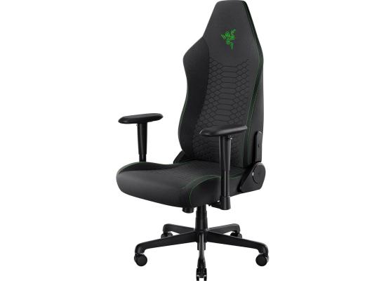 Razer Iskur V2 X (Black) Fabric Ergonomic Gaming Chair w/ High Density Foam Cushions, 2D Armrests, Wide Seat Base, Built-in Lumbar Support, Up To 136kg Max Weight & Up to 152° Recline