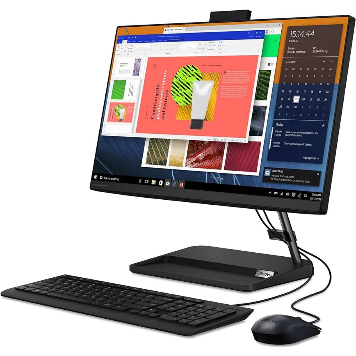 Lenovo IdeaCentre AIO 3 24IAP7 All-in-One PC 24" FHD IPS Non Touch, 12th Gen Intel Core i5-12450H, Intel® UHD Graphics, 8GB DDR4 RAM, 256GB M.2 PCIe NVME - Black