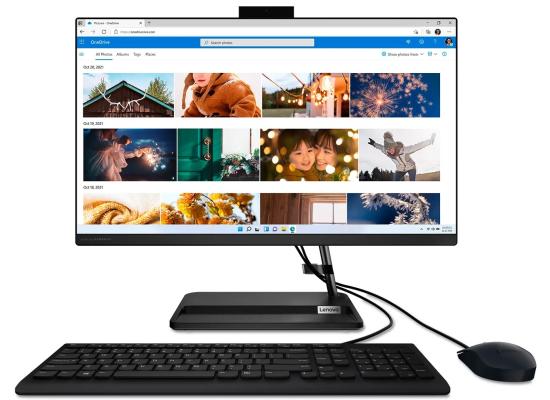 Lenovo IdeaCentre AIO 3 24IAP7 All-in-One PC 24" FHD IPS Non Touch, 12th Gen Intel Core i5-12450H, Intel® UHD Graphics, 8GB DDR4 RAM, 256GB M.2 PCIe NVME - Black