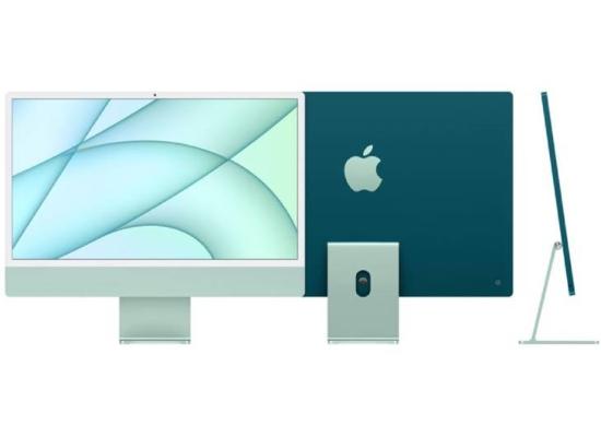 Apple iMac All-In-One Desktop // M1 Chip // 512 GB SSD // 8GB // 24" Retina 4.5K // 8-Core GPU // MGPJ3 (2021) - Green