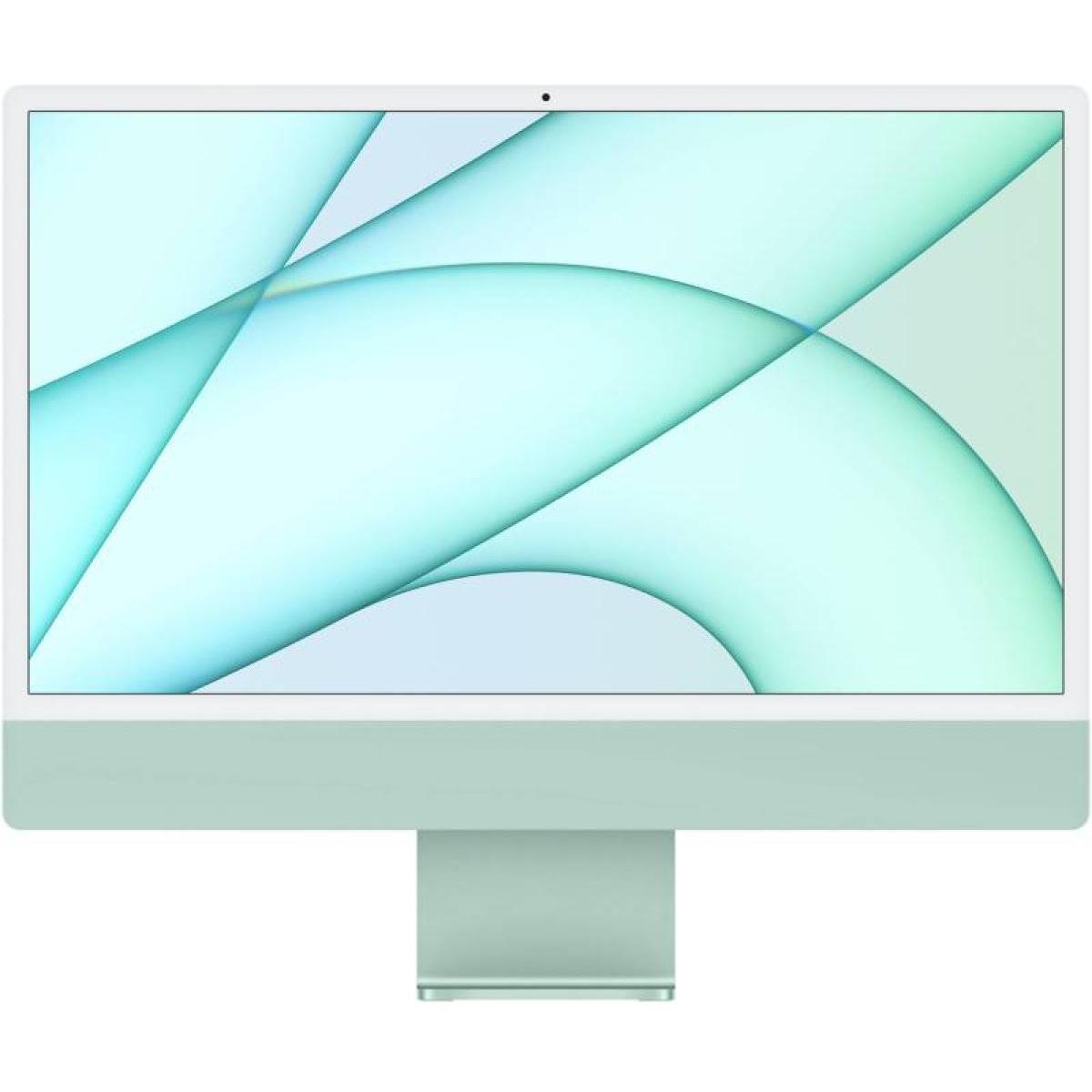 Apple iMac All-In-One Desktop // M1 Chip // 512 GB SSD // 8GB // 24" Retina 4.5K // 8-Core GPU // MGPJ3 (2021) - Green