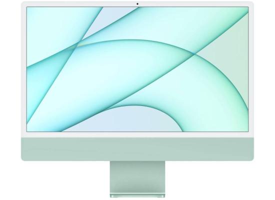 Apple iMac All-In-One Desktop // M1 Chip // 512 GB SSD // 8GB // 24" Retina 4.5K // 8-Core GPU // MGPJ3 (2021) - Green