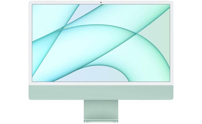 Apple iMac All-In-One Desktop // M1 Chip // 512 GB SSD // 8GB // 24" Retina 4.5K // 8-Core GPU // MGPJ3 (2021) - Green