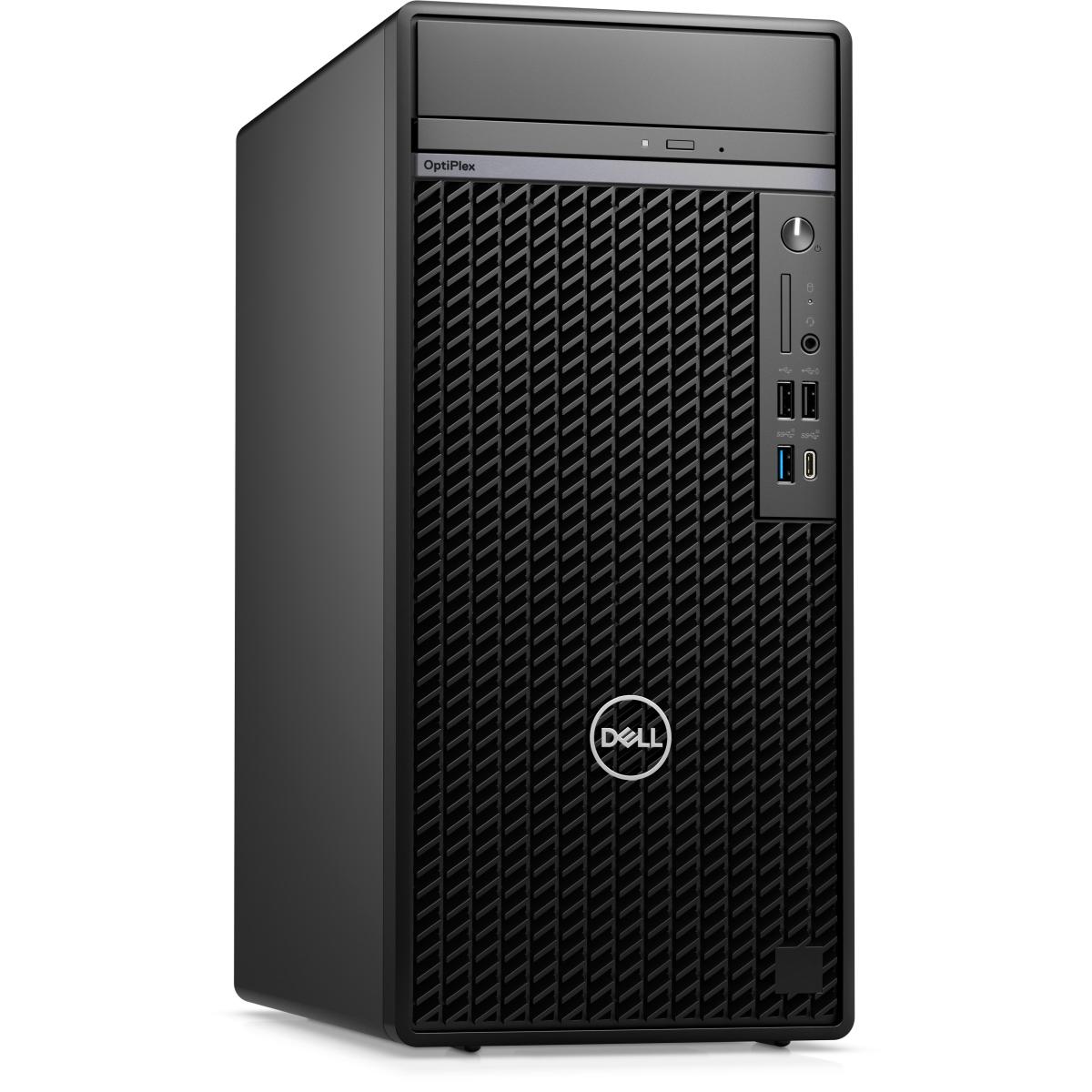 Dell OptiPlex Tower Plus 7010 Business Desktop 13th Gen Intel Core i7-13700 vPro, 8GB DDR5 Memory, 512GB M.2 PCIe NVME SSD, w/ DVD, Internal Speaker & 260W Bronze Power Supply