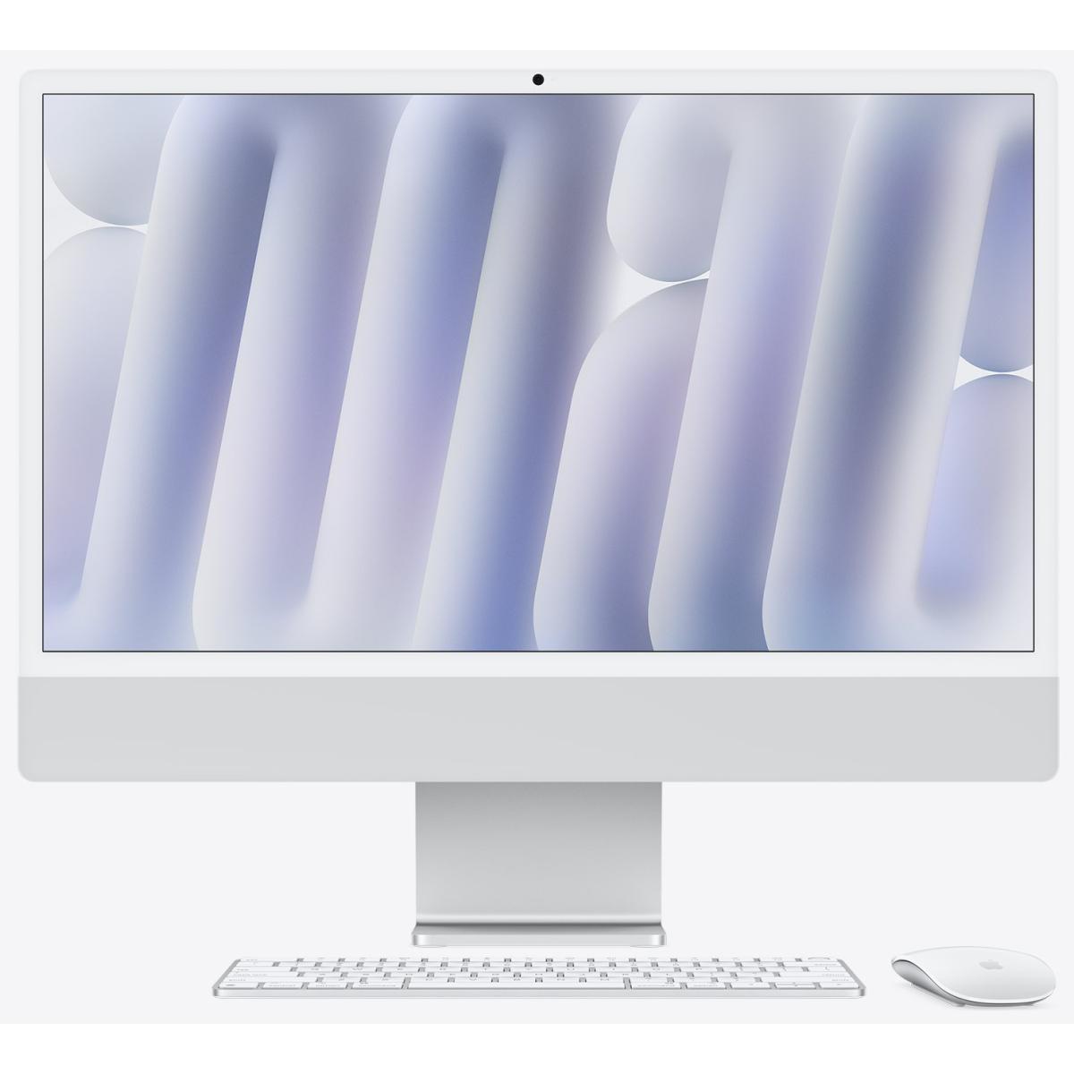 Apple iMac 24" with Retina 4.5K display, Apple M4 chip with 10‑core CPU, 10‑core GPU and 16-core Neural Engine, 32GB RAM, 1TB SSD - Silver (Customized)
