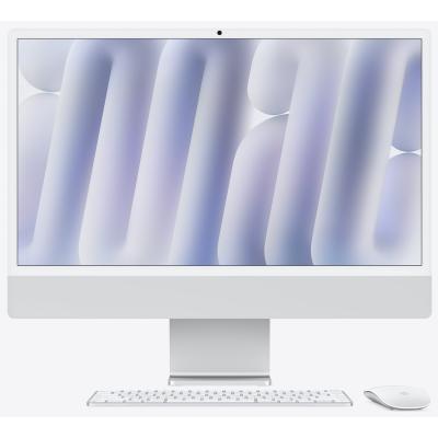 Apple iMac 24" with Retina 4.5K display, Apple M4 chip with 10‑core CPU, 10‑core GPU and 16-core Neural Engine, 32GB RAM, 1TB SSD - Silver