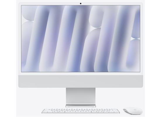 Apple iMac 24" with Retina 4.5K display, Apple M4 chip with 10‑core CPU, 10‑core GPU and 16-core Neural Engine, 32GB RAM, 1TB SSD - Silver (Customized)