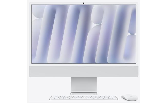 Apple iMac 24" with Retina 4.5K display, Apple M4 chip with 10‑core CPU, 10‑core GPU and 16-core Neural Engine, 32GB RAM, 1TB SSD - Silver (Customized)