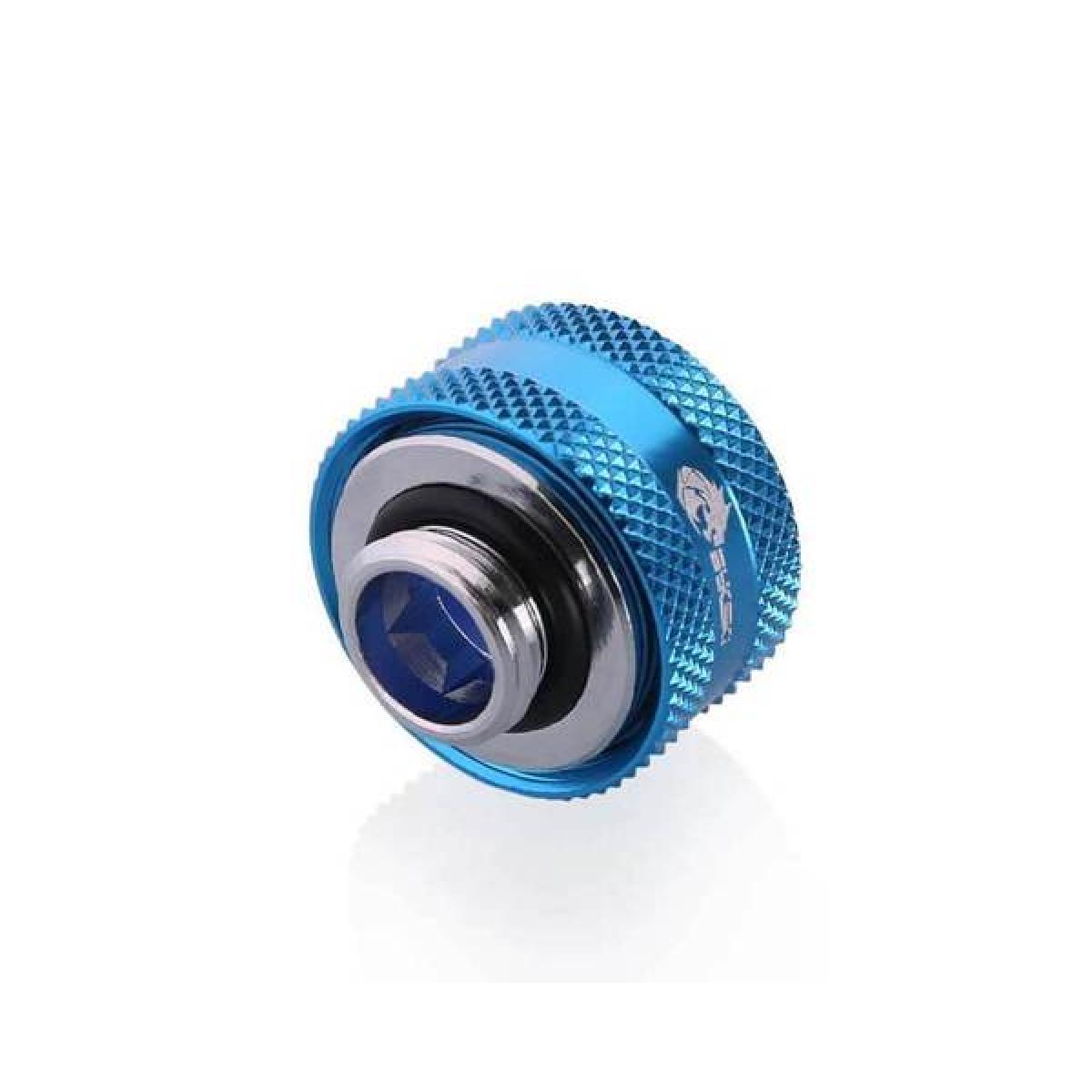 Bykski Anti-Off Rigid, Anti Release Of Hard Tube Fast joint 16mm OD Fitting, Blue (B-FTHTJ-L16)