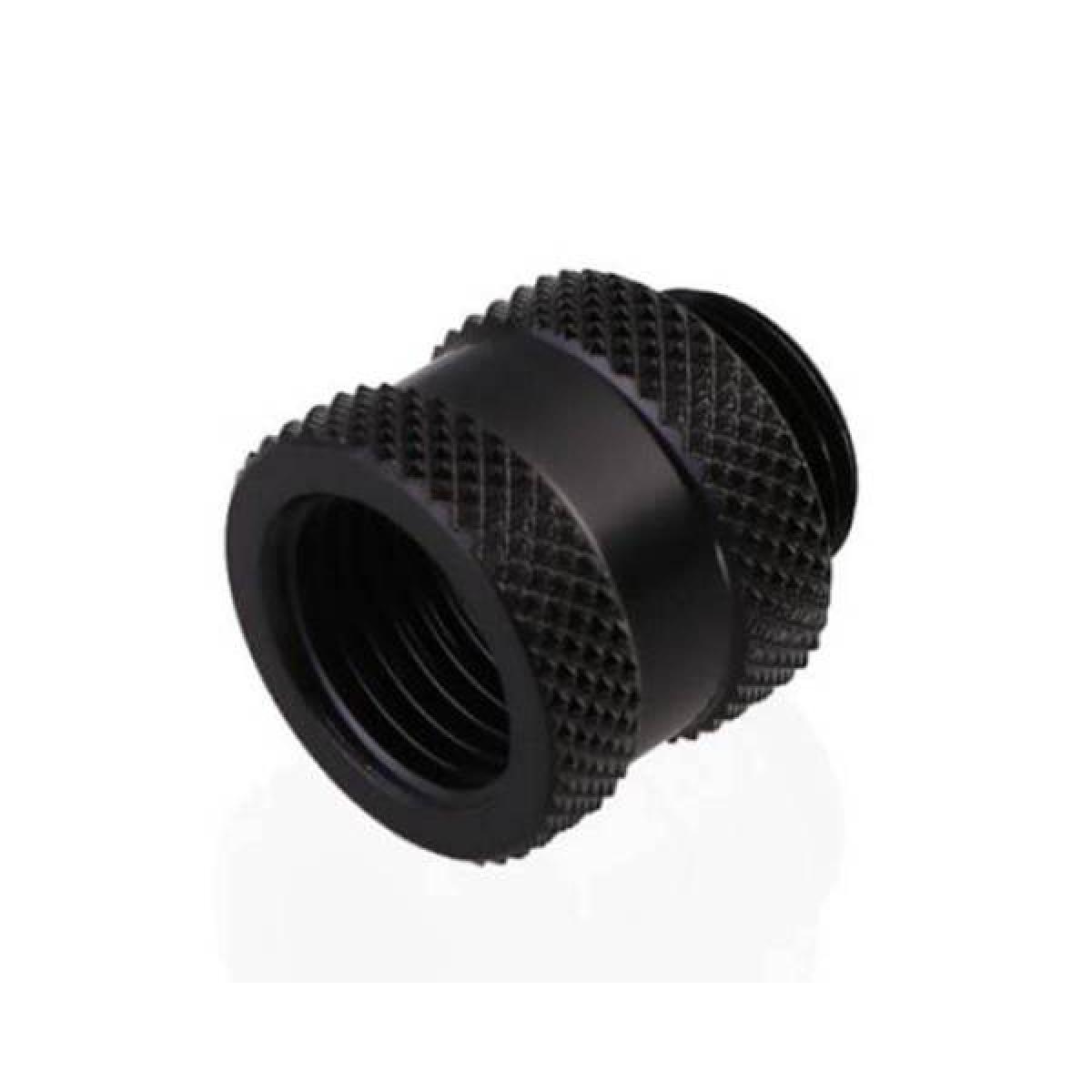 Bykski G 1/4in. Male/Female Extension Coupler, 15MM extension seat G1/4 female threaded extension, Black (B-EXJ-15)