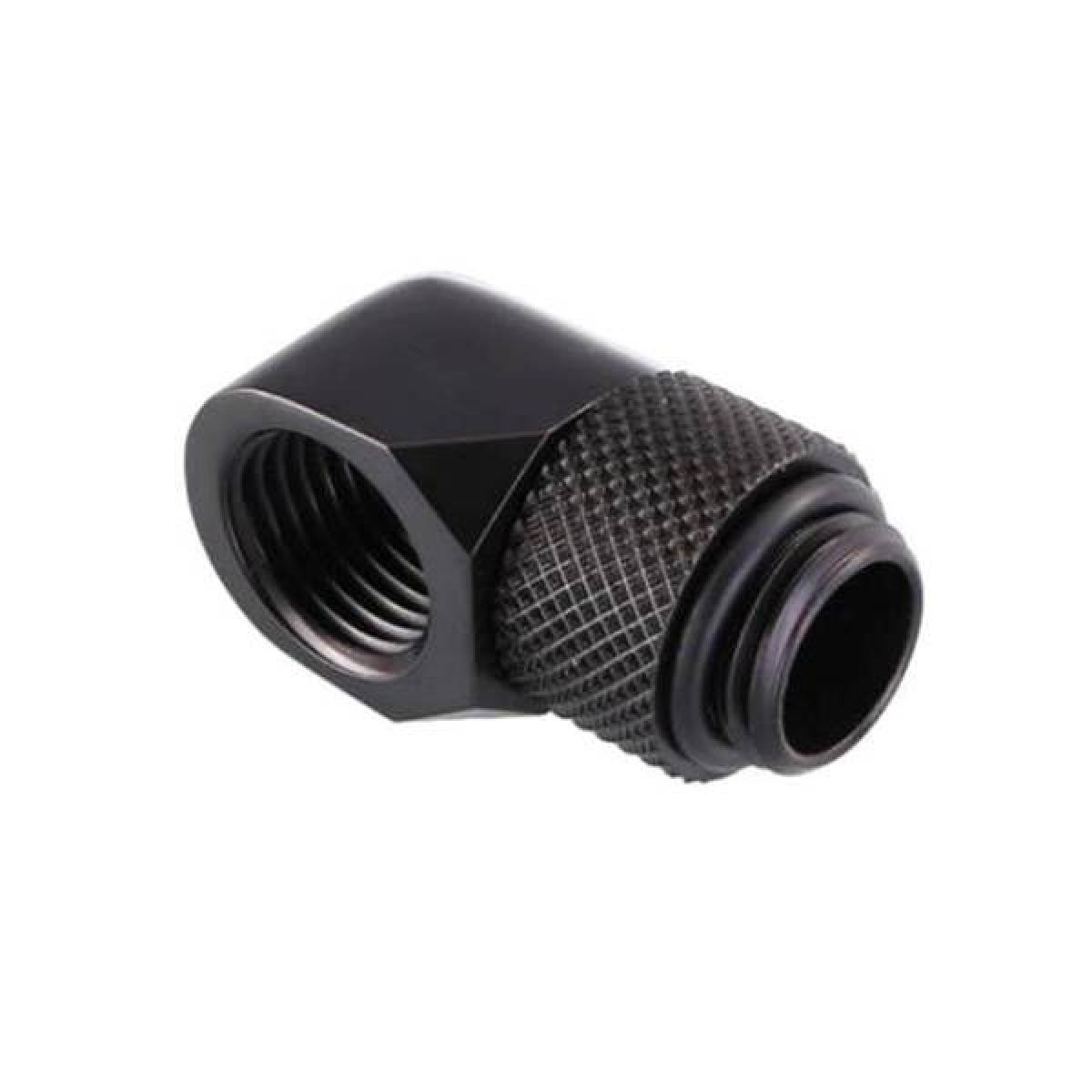Bykski G 1/4in. Male to Female 90 Degree Rotary Elbow Fitting, Black (B-RD90-X)