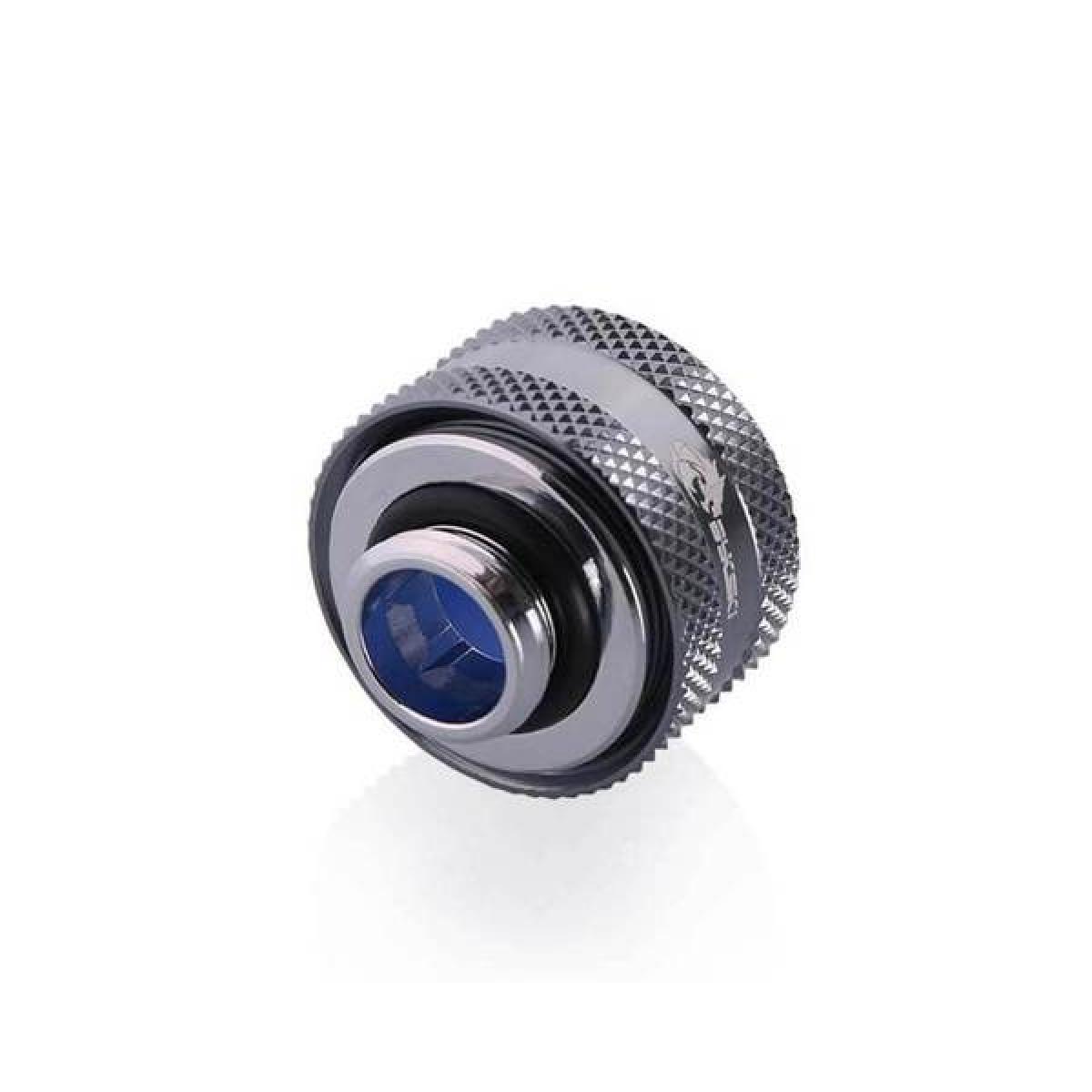 Bykski Anti-Off Rigid, Anti Release Of Hard Tube Fast joint 16mm OD Fitting, Silver (B-FTHTJ-L16)