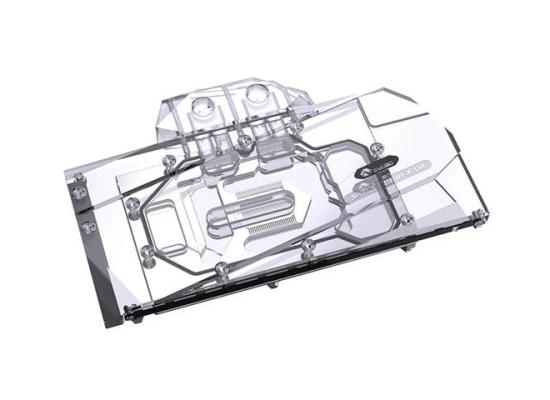 Bykski Full Coverage GPU Water Block and Backplate for AIC Reference RTX 3080/3090 - Version 2N-RTX3090H-X-V2.5v Addressable RGB (RBW) Transparent