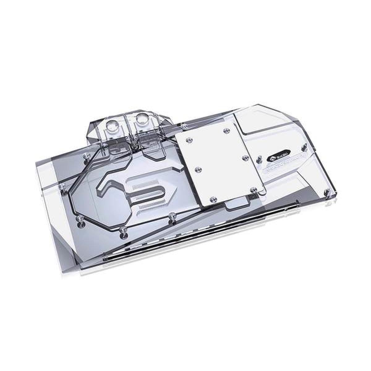Bykski Full Coverage GPU Water Block and Backplate for MSI RTX 3080/3090 GAMING X TRIO (N-MS3090TRIO-X). 5v Addressable RGB (RBW) Transparent