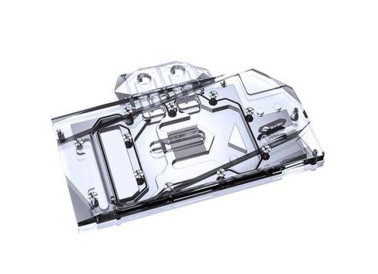 Bykski Full Coverage GPU Water Block and Backplate for MSI RTX 3070 VENTUS (N-MS3070VES-X). 5v Addressable RGB (RBW) Transparent