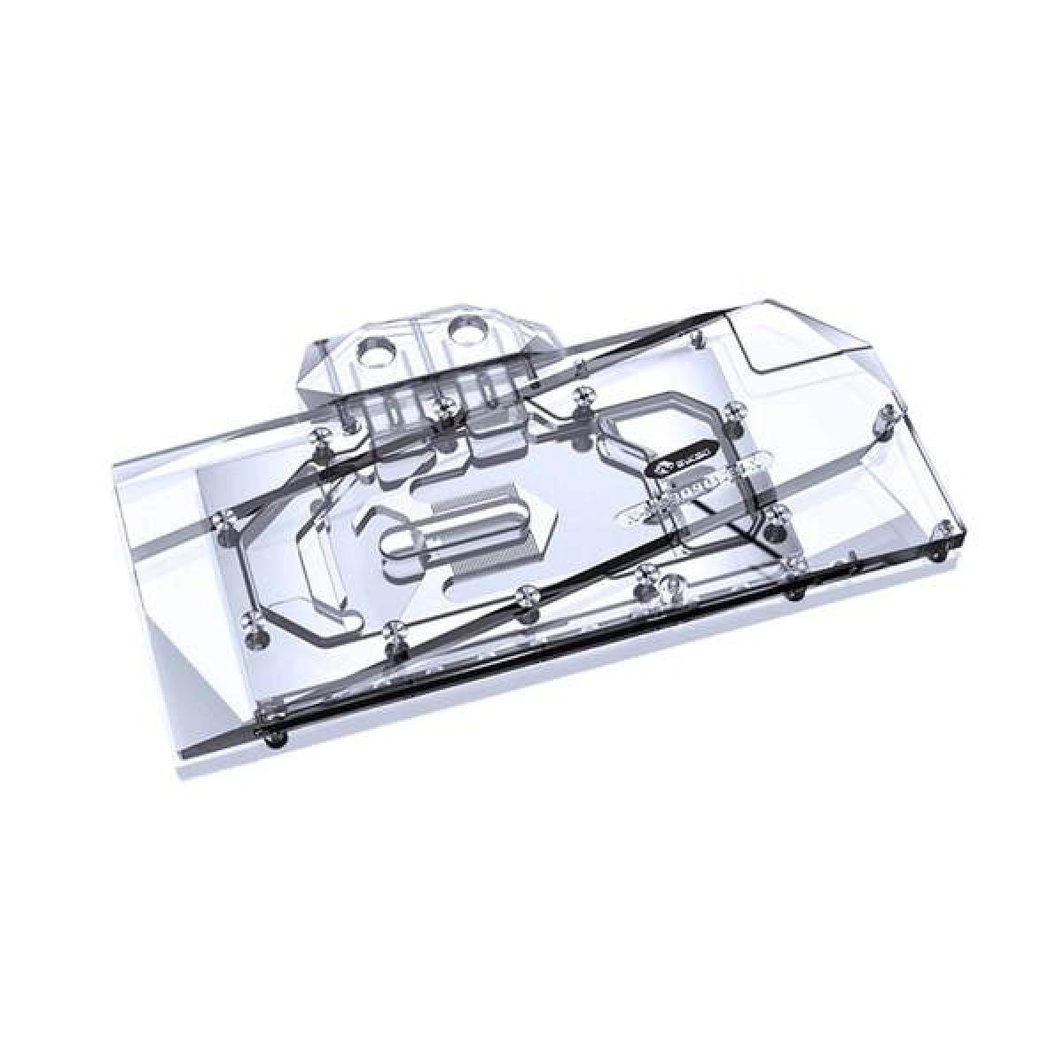 Bykski Full Coverage GPU Water Block and Backplate for MSI RTX 3090 VENTUS (N-MS3090VES-X). 5v Addressable RGB (RBW) Transparent