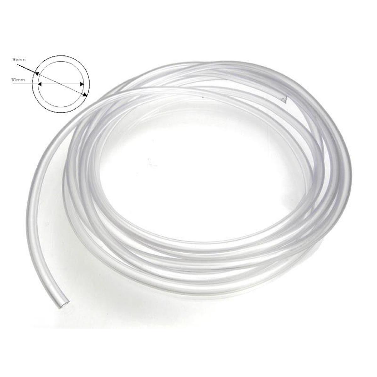 Bykski B-WP-16 High Quality PVC Tubing 3/8 ID, 5/8 OD, (16/10mm) Tranparent Clear Tube, 600mm/Length