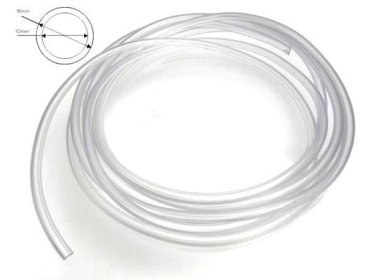 Bykski B-WP-16 High Quality PVC Tubing 3/8 ID, 5/8 OD, (16/10mm) Tranparent Clear Tube, 600mm/Length