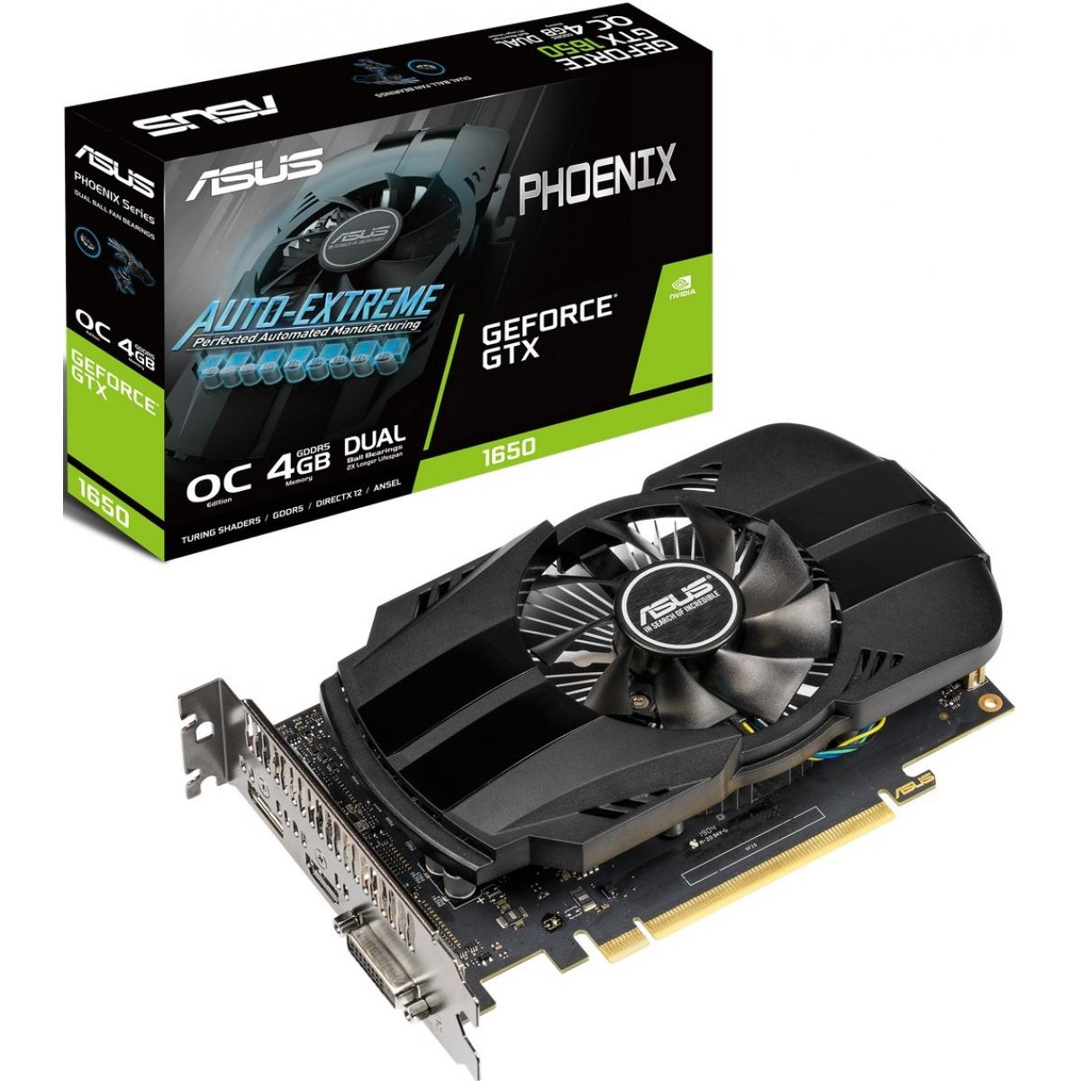 Asus NVIDIA GTX 1650 Phoenix Fan OC Edition 4GB GDDR5