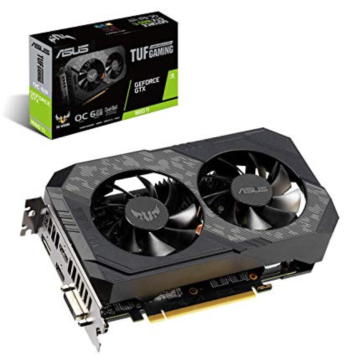 Asus TUF Gaming NVIDIA GTX 1660Ti OC 6GB GDDR6-Graphics Card