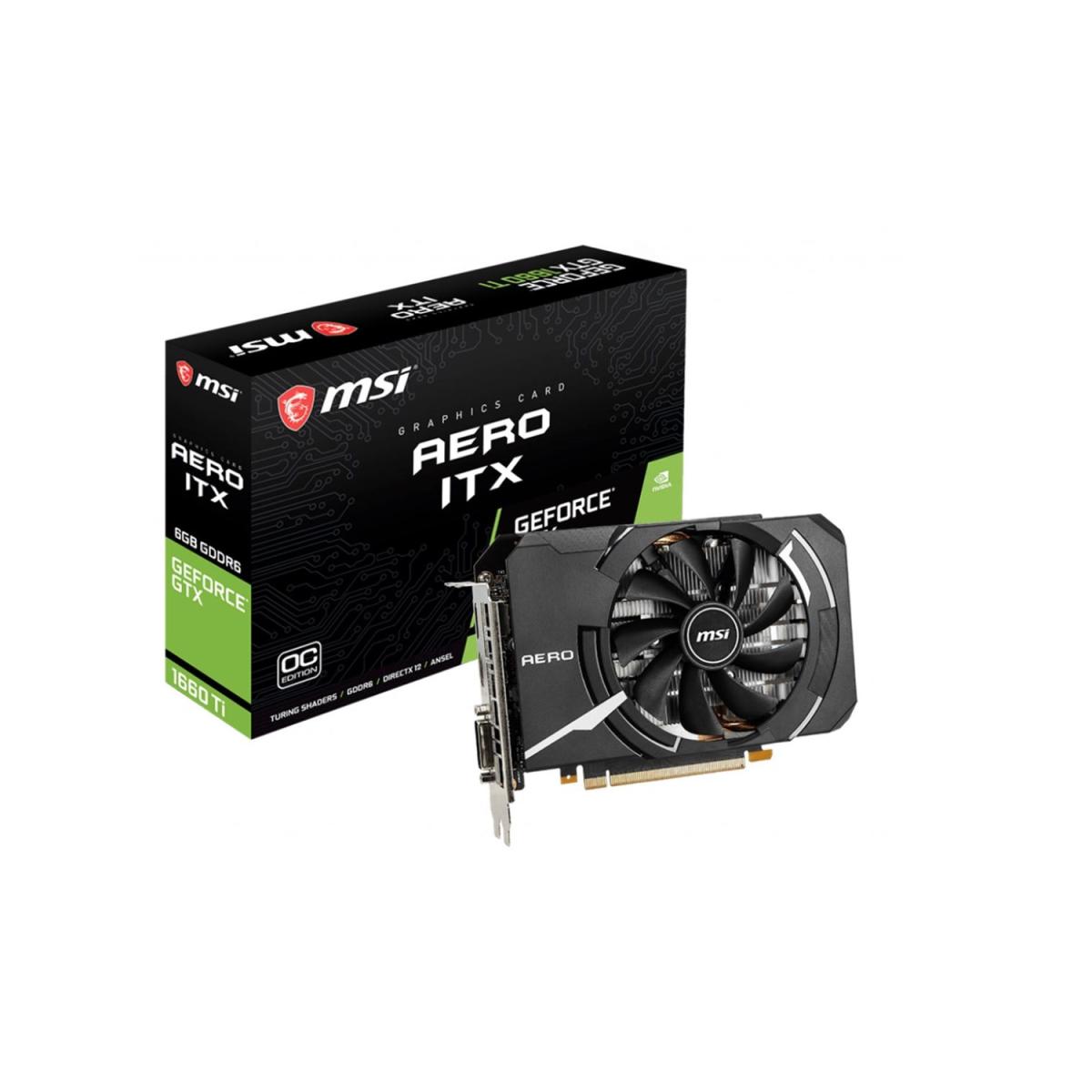 GeForce GEFORCE GTX 1660 TI AERO ITX 6GB OC